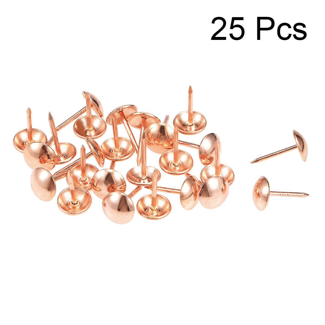 uxcell Uxcell Upholstery Nails Tacks Antique Round Thumb Push Pin 25 Pcs