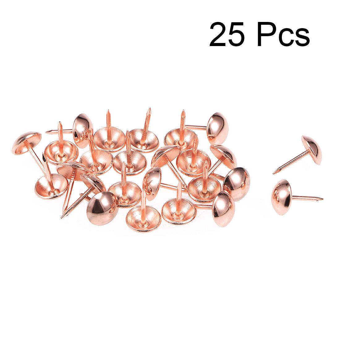 uxcell Uxcell Upholstery Nails Tacks Antique Round Thumb Push Pin 25 Pcs