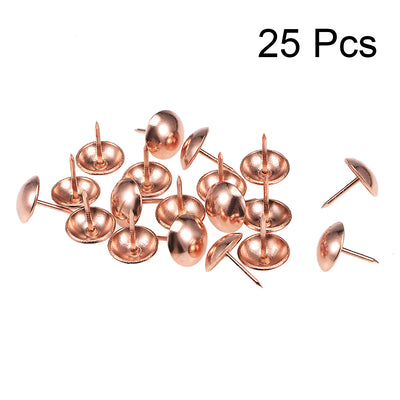 Harfington Uxcell Upholstery Nails Tacks Antique Round Thumb Push Pin 25 Pcs