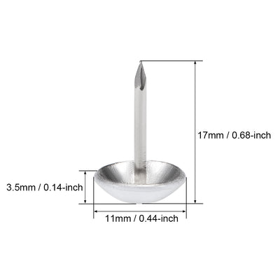 Harfington Uxcell Upholstery Nails Tacks Round Head Thumb Push Pins