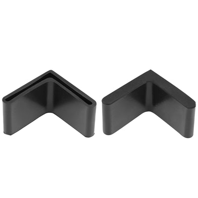 Harfington Uxcell Rubber Furniture Covers Angle Caps L Shaped 50 x 50 x4mm Table Chair Legs 8Pcs
