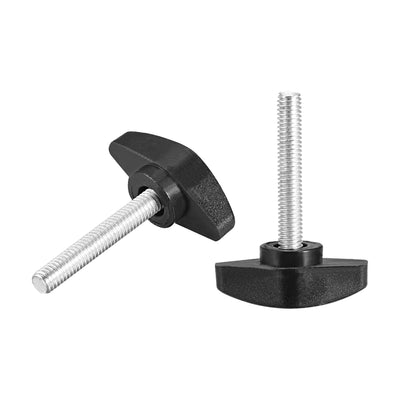 Harfington Uxcell Clamping Handle Gripandles Screw Knobs Handgrips M6 x 35mm Threaded T-Shape 8pcs