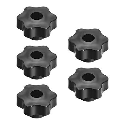 uxcell Uxcell Clamping Handle Gripandles Screw Knobs Handgrips M8 Threaded Star-Shape.5pcs