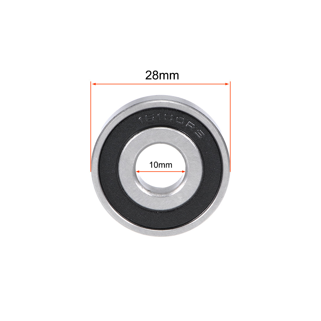 uxcell Uxcell Deep Groove Ball Bearings Metric Double Sealed Chrome Steel Rollers