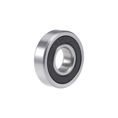 Harfington Uxcell Deep Groove Ball Bearings  Metric Double Sealed Chrome Steel ABEC1 Z2