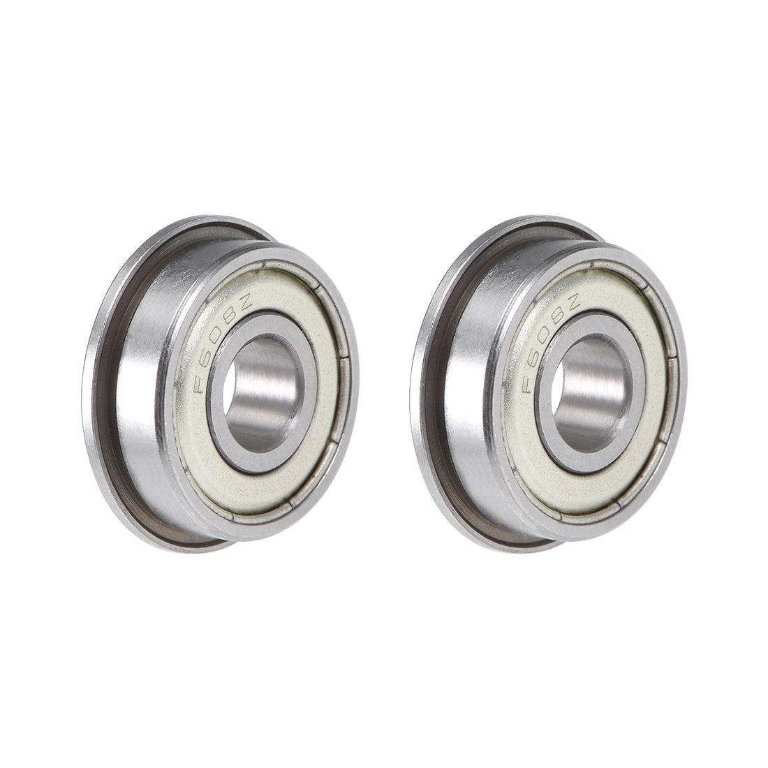 uxcell Uxcell Flange Deep Groove Ball Bearings Double Shield Chrome Steel