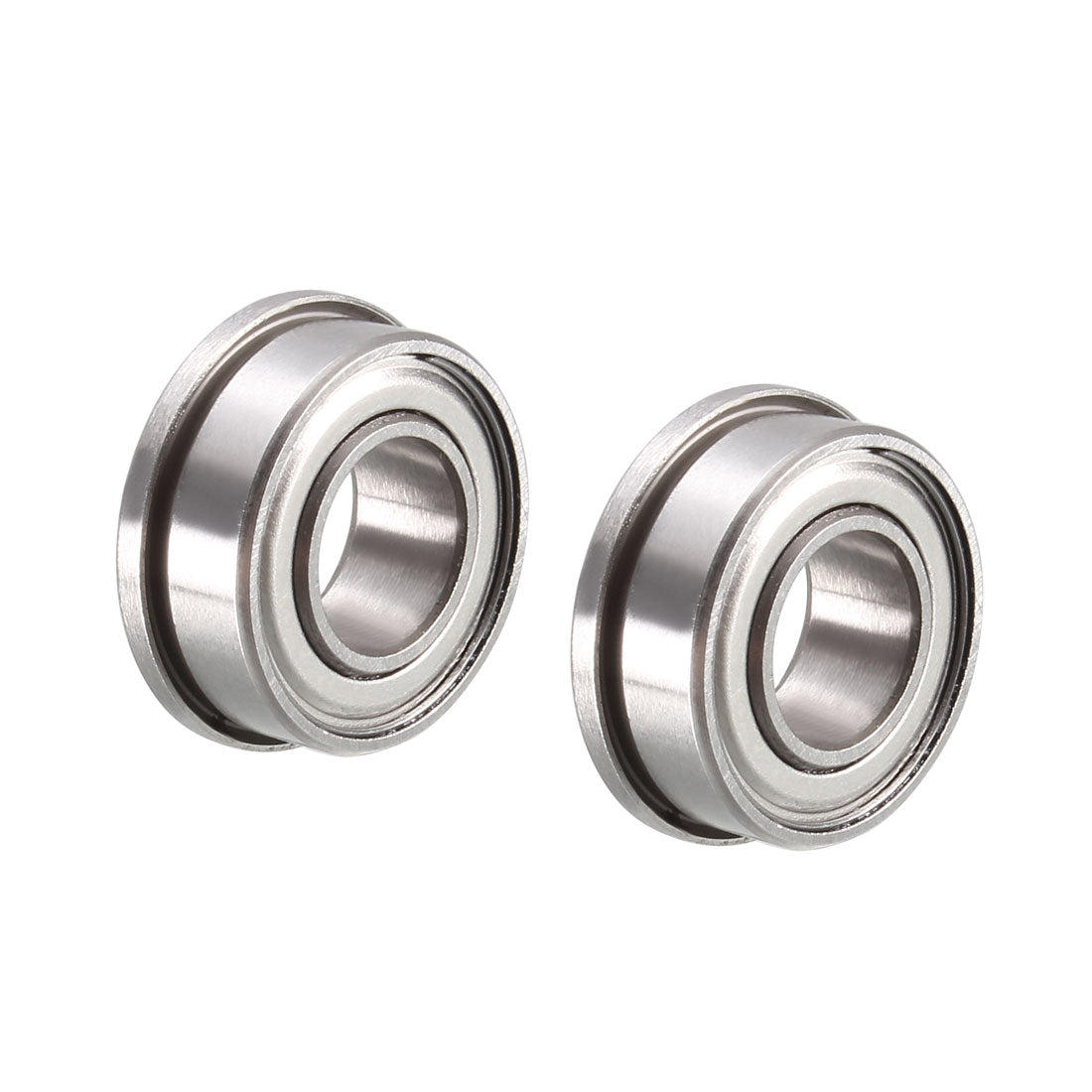 uxcell Uxcell Flange Deep Groove Ball Bearings Inch Double Shielded Chrome Steel