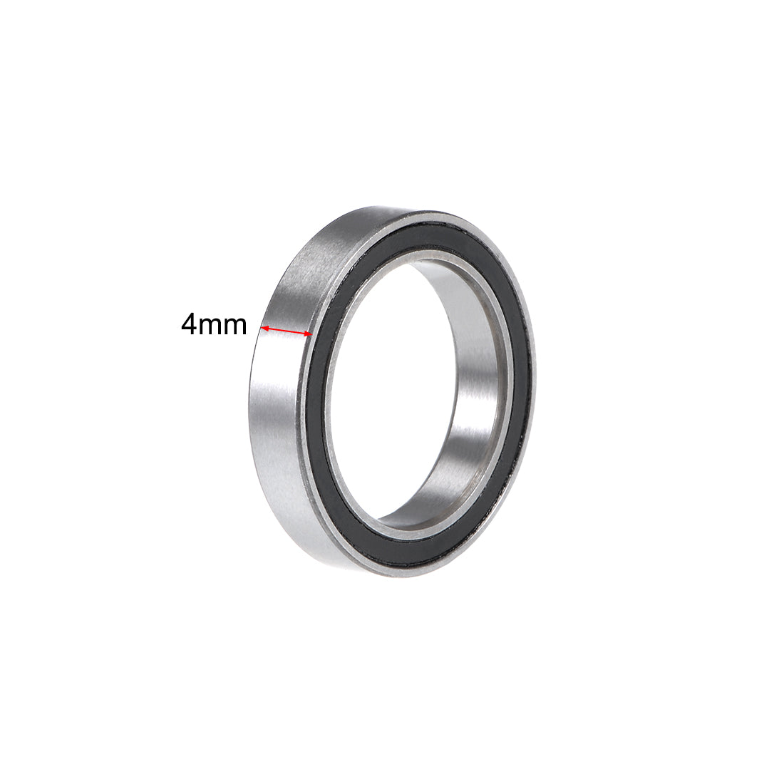 uxcell Uxcell Deep Groove Ball Bearings Thin Section Double Sealed Chrome Steel Z1