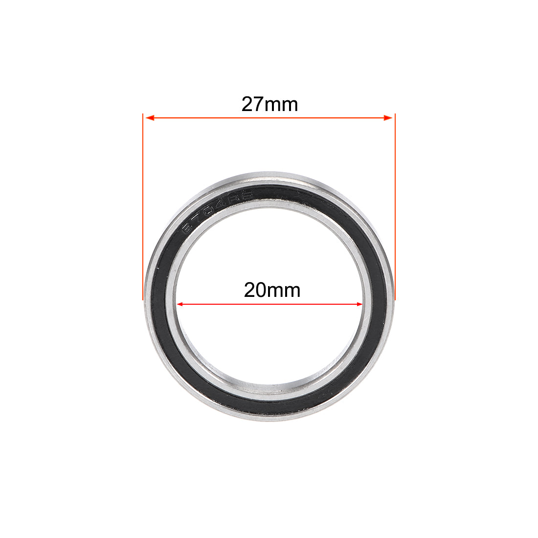 uxcell Uxcell Deep Groove Ball Bearings Thin Section Double Sealed Chrome Steel Z1