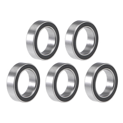 Harfington Uxcell Deep Groove Ball Bearings Thin Section Double Sealed Chrome Steel Bearings