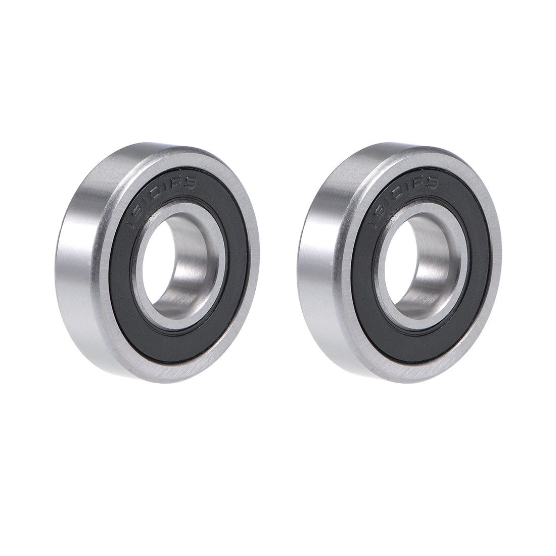 uxcell Uxcell Deep Groove Ball Bearings Z2 Double Sealed Chrome Steel Roller