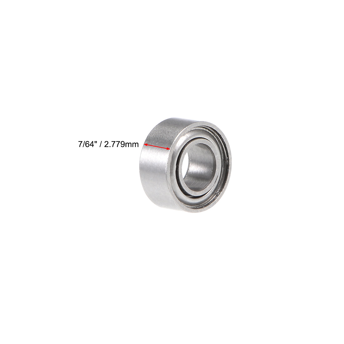 uxcell Uxcell Deep Groove Ball Bearings Inch Double Shield Chrome Steel ABEC1 Z1