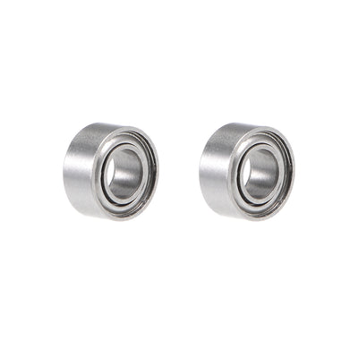 Harfington Uxcell Deep Groove Ball Bearings Inch Double Shield Chrome Steel ABEC1 Z1