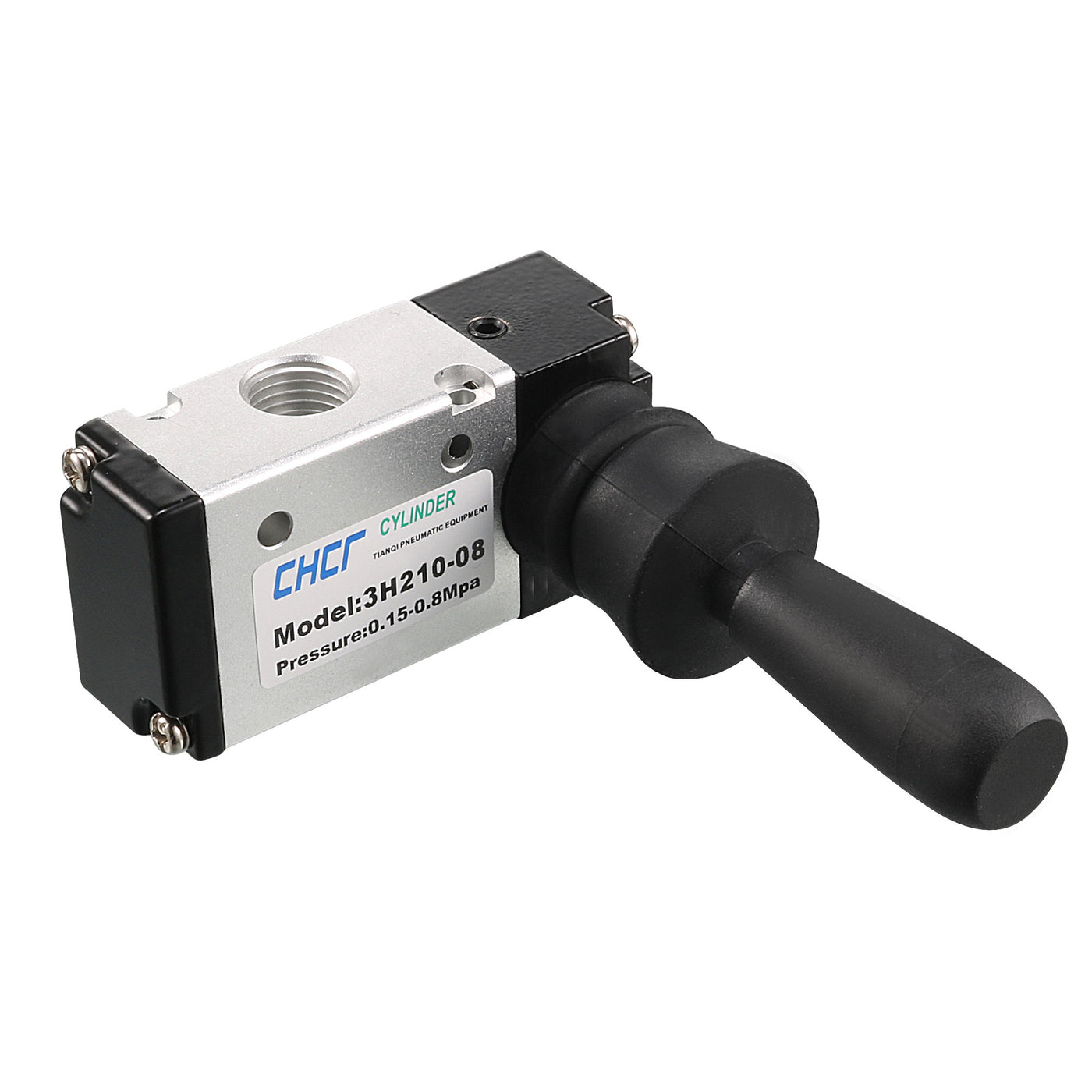 uxcell Uxcell Manual Hand Pull Solenoid Valve 2 Position 3 Way Pneumatic 1/4" PT Thread Air Hand Lever Operated Valve