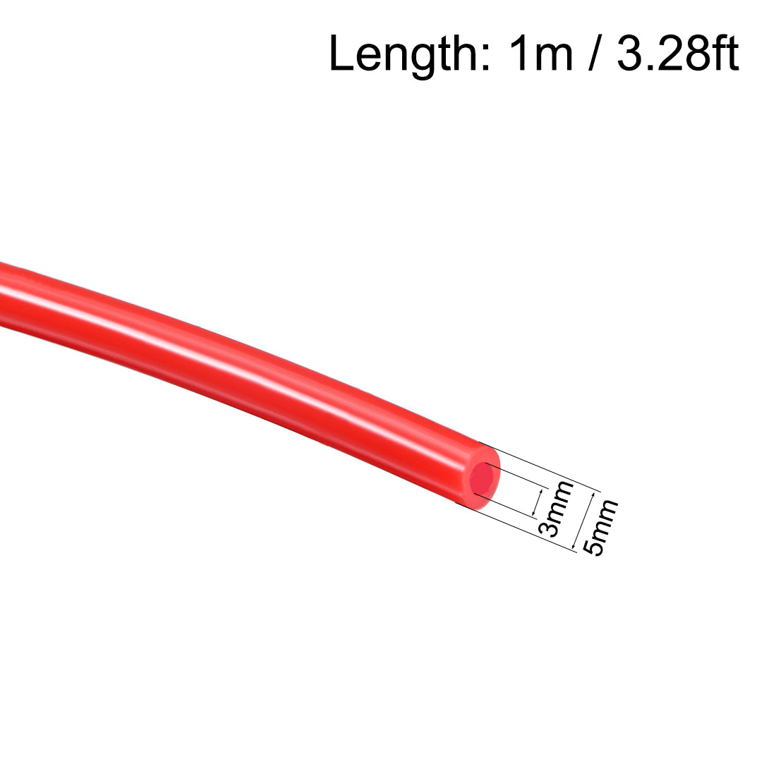 uxcell Uxcell Silicone Tubing Silicone Rubber Tube Air Hose Pipe for Pump Transfer