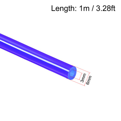 Harfington Uxcell Silicone Tubing Silicone Rubber Tube Air Hose Pipe for Pump Transfer