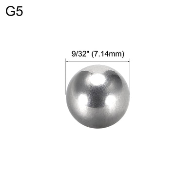 Harfington Uxcell 1/2" Bearing Balls 304 Stainless Steel G100 Precision Balls 20pcs