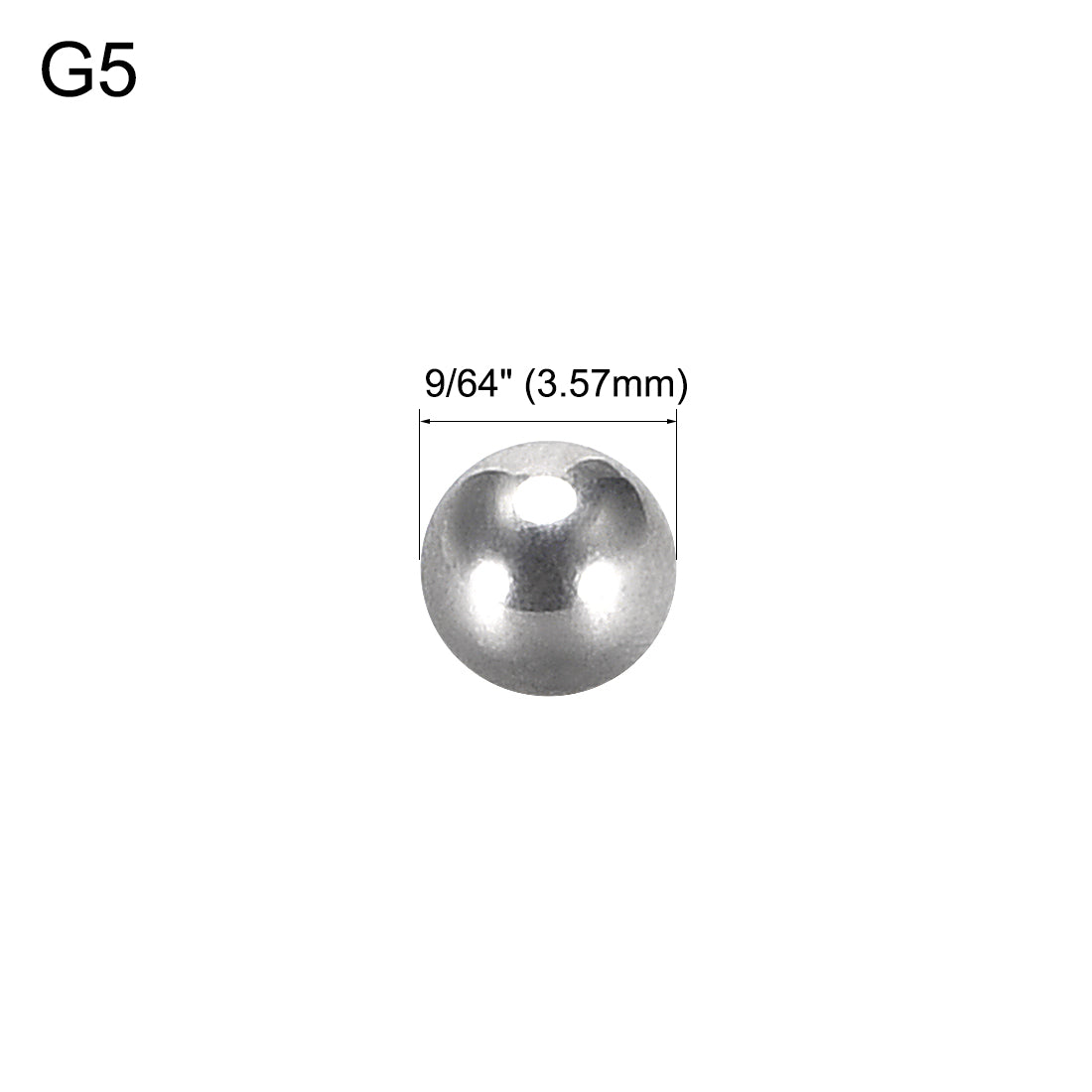 Uxcell Uxcell 1/2" Bearing Balls 304 Stainless Steel G100 Precision Balls 20pcs