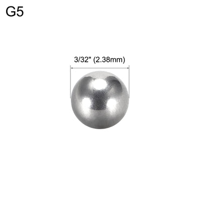 Harfington Uxcell 1/2" Bearing Balls 304 Stainless Steel G100 Precision Balls 20pcs