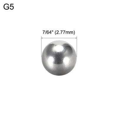 Harfington Uxcell 1/2" Bearing Balls 304 Stainless Steel G100 Precision Balls 20pcs