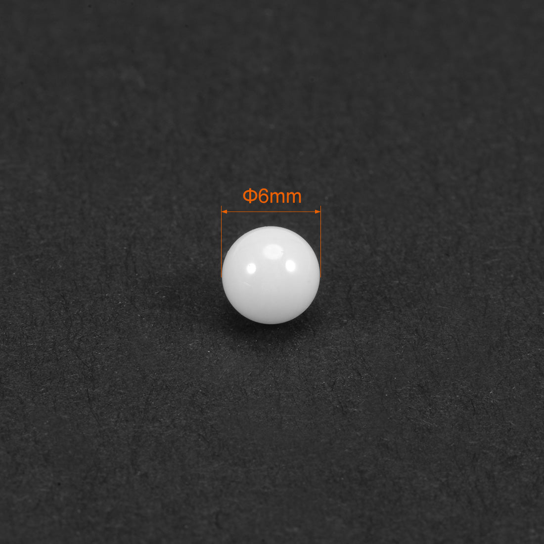 Uxcell Uxcell 5mm Ceramic Bearing Balls, ZRO2 Zirconium Oxide Ball G5 Precision 5pcs