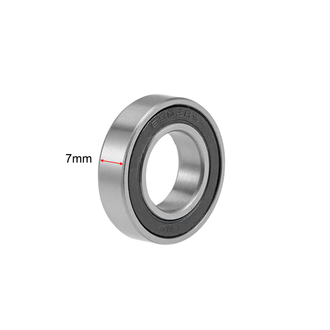 uxcell Uxcell Deep Groove Ball Bearing Double Sealed Chrome Steel P0 Z1 Metric Bearings