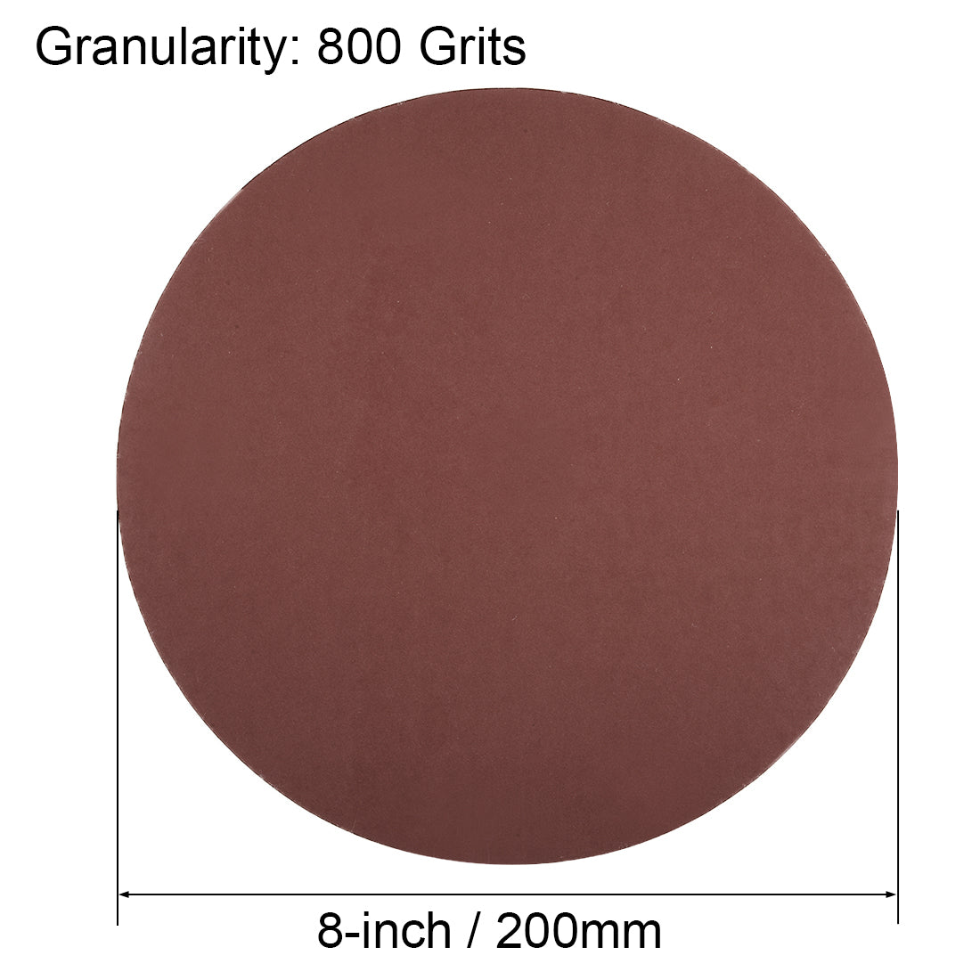 uxcell Uxcell Hook and Loop Discs Aluminum Oxide Flocking Sand for Random Orbital Sander