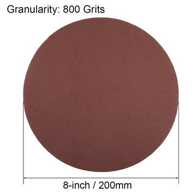 Harfington Uxcell Hook and Loop Discs Aluminum Oxide Flocking Sand for Random Orbital Sander