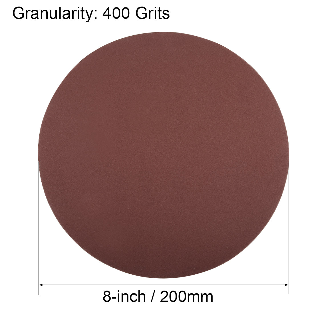 uxcell Uxcell Hook and Loop Discs Aluminum Oxide Flocking Sand for Random Orbital Sander