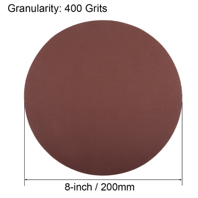 Harfington Uxcell Hook and Loop Discs Aluminum Oxide Flocking Sand for Random Orbital Sander