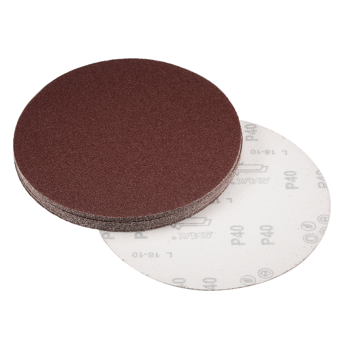 uxcell Uxcell Hook and Loop Discs Aluminum Oxide Flocking Sand for Random Orbital Sander