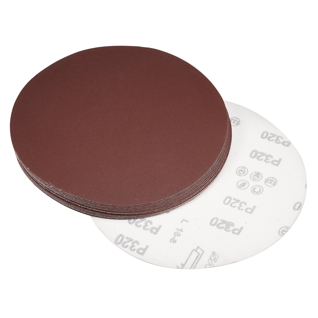 uxcell Uxcell Hook and Loop Discs Aluminum Oxide Flocking Sand for Random Orbital Sander