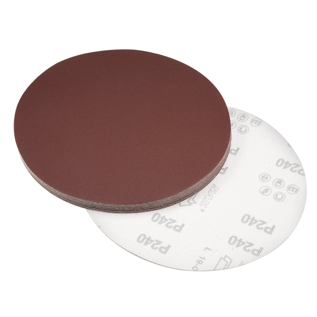 uxcell Uxcell Hook and Loop Discs Aluminum Oxide Flocking Sand for Random Orbital Sander