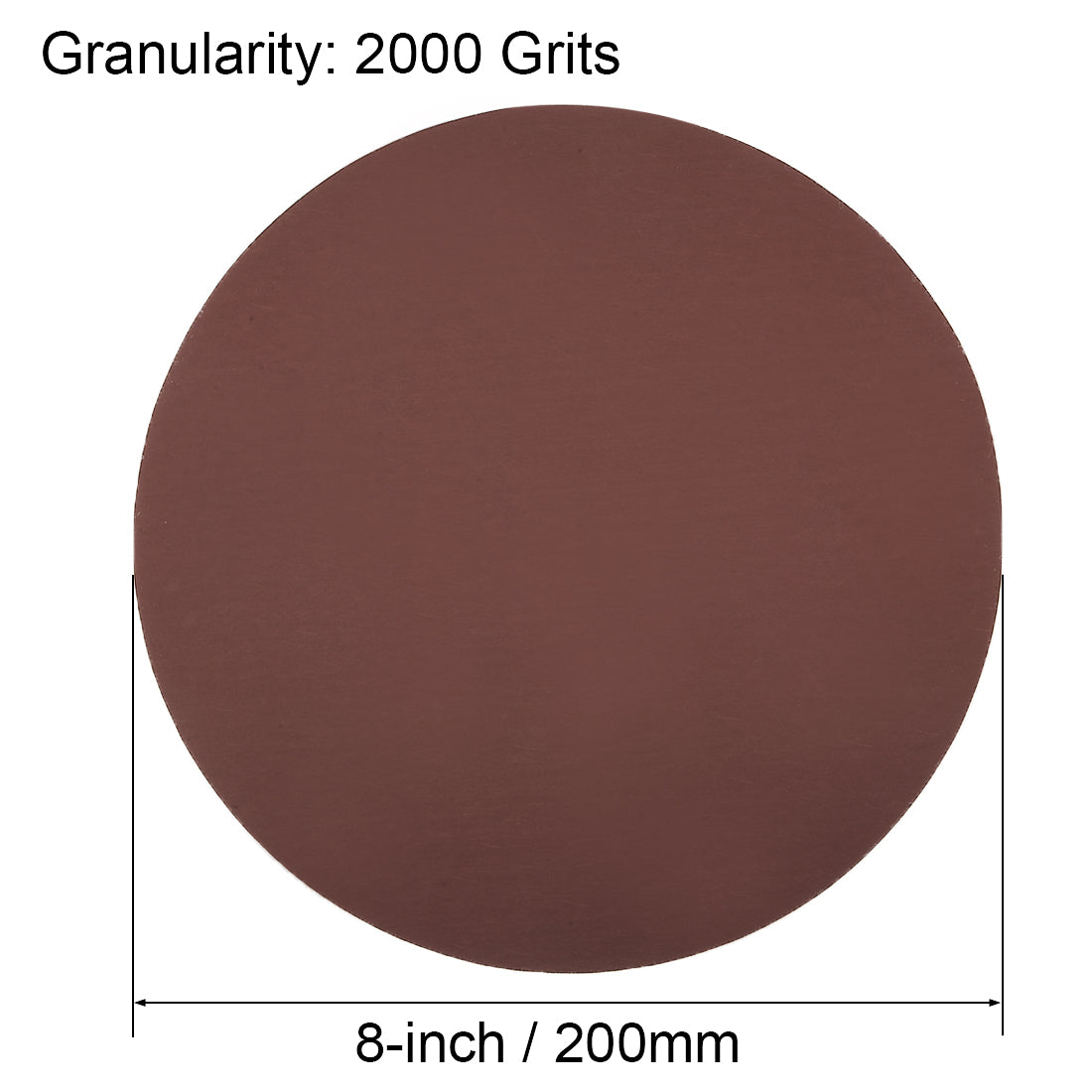 uxcell Uxcell Hook and Loop Discs Aluminum Oxide Flocking Sand for Random Orbital Sander