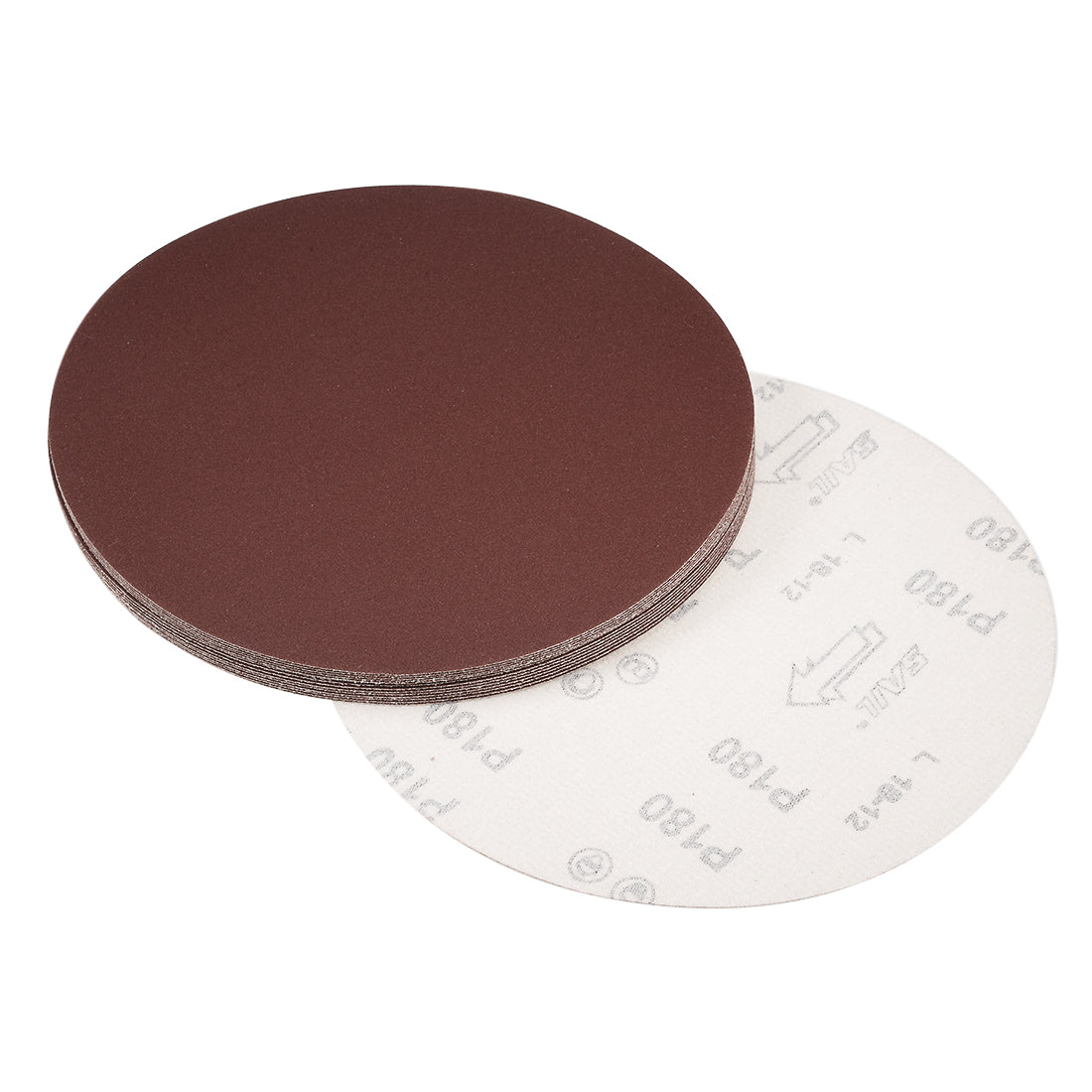 uxcell Uxcell Hook and Loop Discs Aluminum Oxide Flocking Sand for Random Orbital Sander