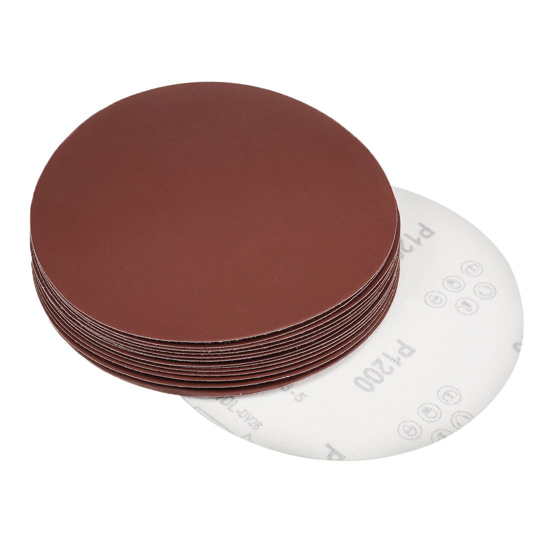 uxcell Uxcell Hook and Loop Discs Aluminum Oxide Flocking Sand for Random Orbital Sander