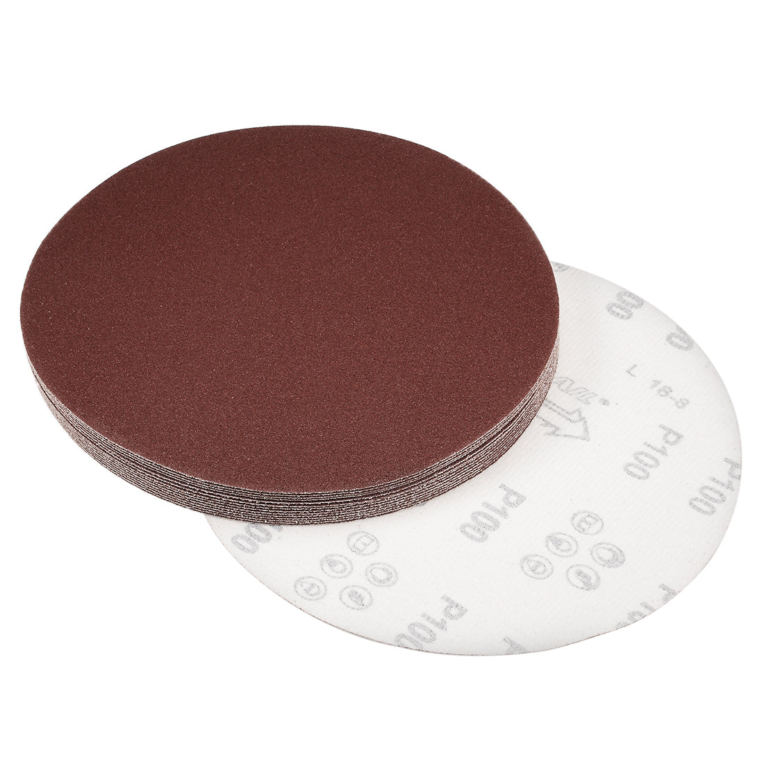 uxcell Uxcell Hook and Loop Discs Aluminum Oxide Flocking Sand for Random Orbital Sander