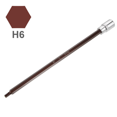 Harfington Uxcell Extra Long Hex Bit Socket, Metric, S2 & Cr-V Steel