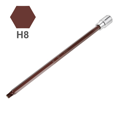 Harfington Uxcell Extra Long Hex Bit Socket, Metric, S2 & Cr-V Steel