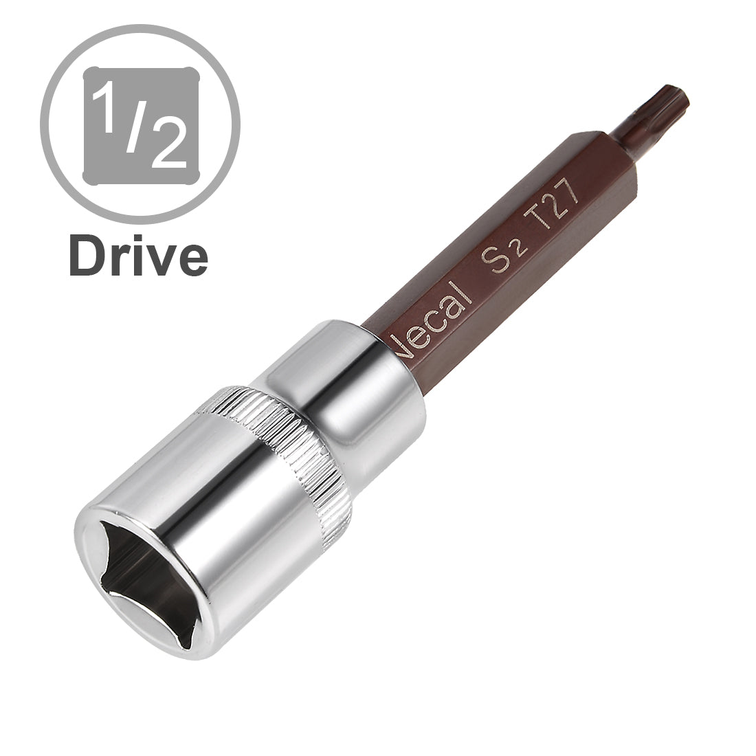 uxcell Uxcell Square Drive Torx Bit Socket S2 Steel