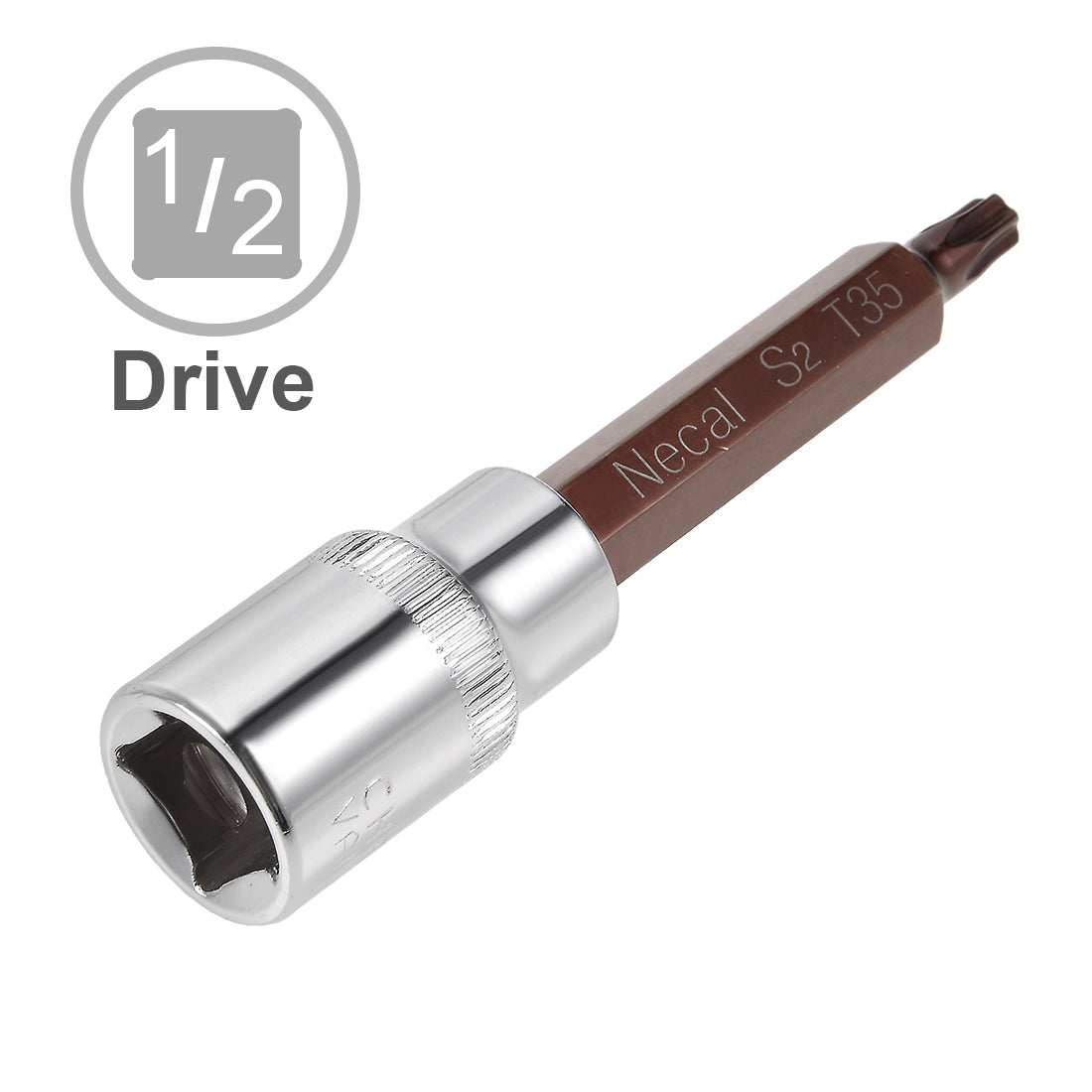 uxcell Uxcell Square Drive Torx Bit Socket S2 Steel