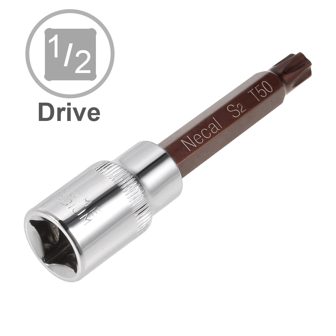 uxcell Uxcell Square Drive Torx Bit Socket S2 Steel