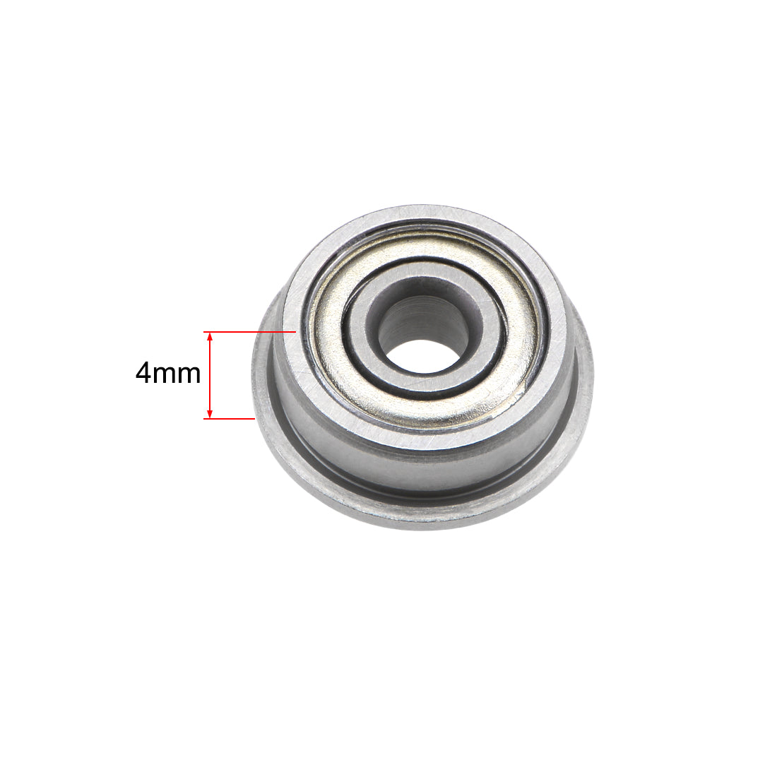 uxcell Uxcell Flange Deep Groove Ball Bearings Double Shield Chrome Steel