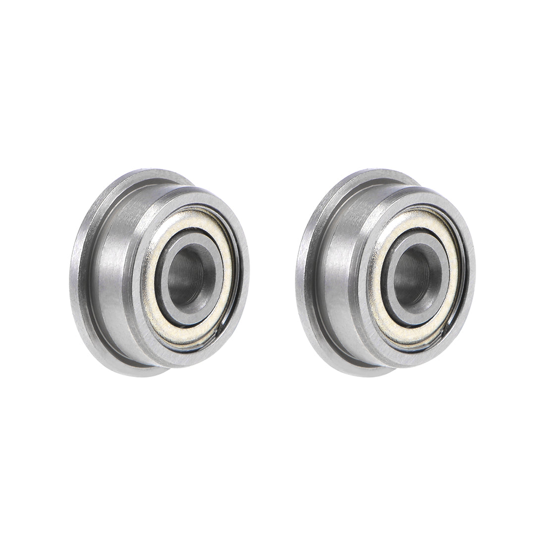 uxcell Uxcell Flange Deep Groove Ball Bearings Double Shield Chrome Steel