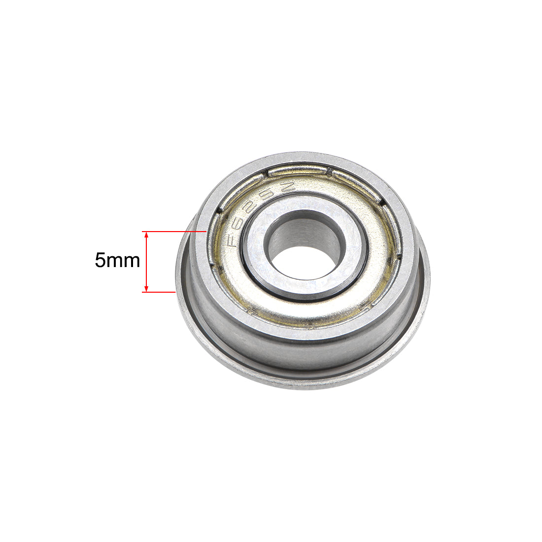 uxcell Uxcell Flange Deep Groove Ball Bearings Double Shield Chrome Steel