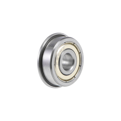 uxcell Uxcell F628ZZ Flange Ball Bearing 8x24x8mm Shielded Chrome Bearings