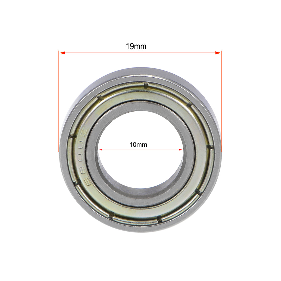 uxcell Uxcell Deep Groove Ball Bearings Thin Section Double Shielded Chrome Steel