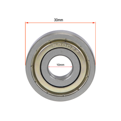 Harfington Uxcell Deep Groove Ball Bearings Metric Double Shield Chrome Steel ABEC1 Z1