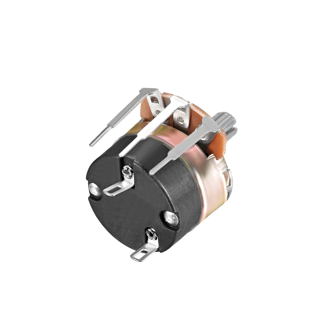 uxcell Uxcell WH138 Potentiometer with Switch 20K Ohm Variable Resistors Single Turn Rotary Carbon Film Taper 2pcs