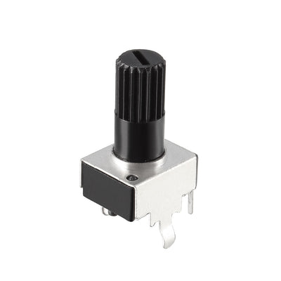 Harfington Uxcell Potentiometer 5K Ohm Variable Resistors Single Turn Rotary Carbon Film 5pcs